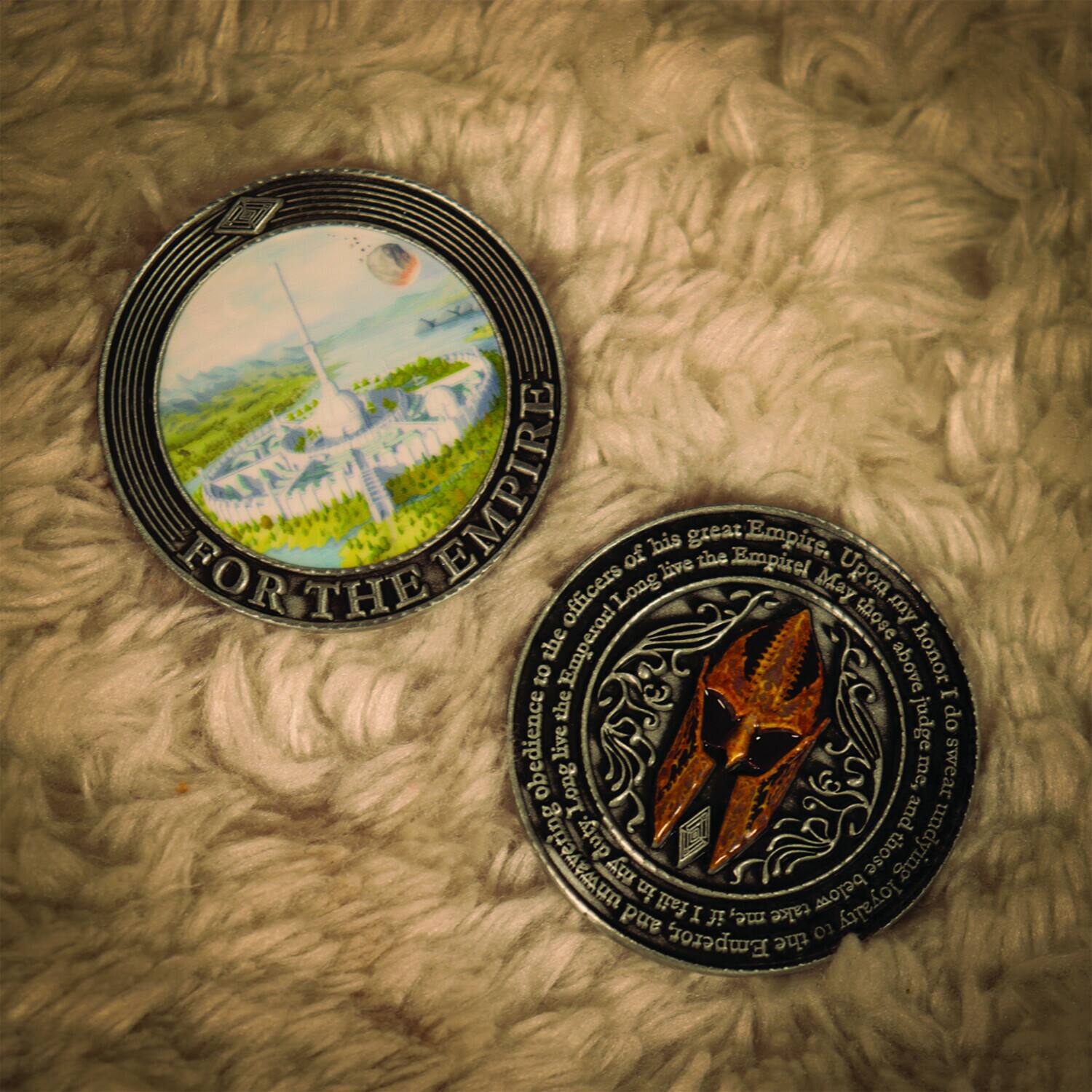 FOR THE EMPIRE

I, [Name], do hereby swear to uphold the honor and dignity of the Empire. I pledge my unwavering loyalty and obedience to the Emperor and the Empire. May those above me judge me, and those below me obey me. I will live the Empire, and I will die for the Empire. May the Empire live long and prosper.

Officers of the Empire, may you live long and prosper. May the Empire live long and prosper.