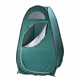 Loheer - Pop Up Shower Tent Waterproof Portable Outdoor Changing Room Quick Setup Camping Toilet Tent with Zipper Closure - Green