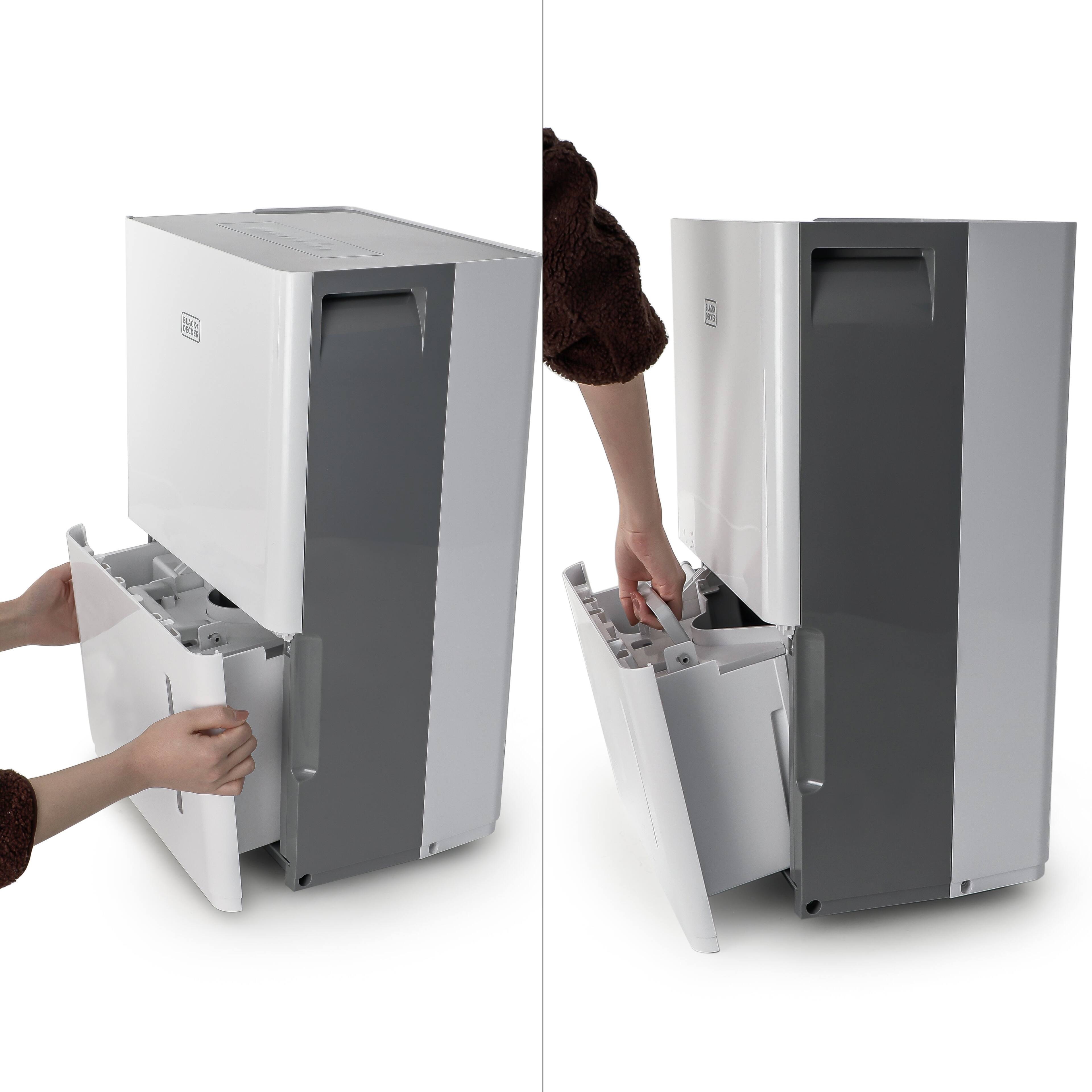 Alt View 2. Black+Decker - BLACK+DECKER 1500 Sq. Ft. Dehumidifier for Medium to Large Spaces and Basements, Energy Star Certified, BD22MWSA - White.