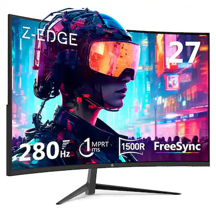 Z-EDGE
27
280 Hz
1 MPRT ms
1500R
FreeSync