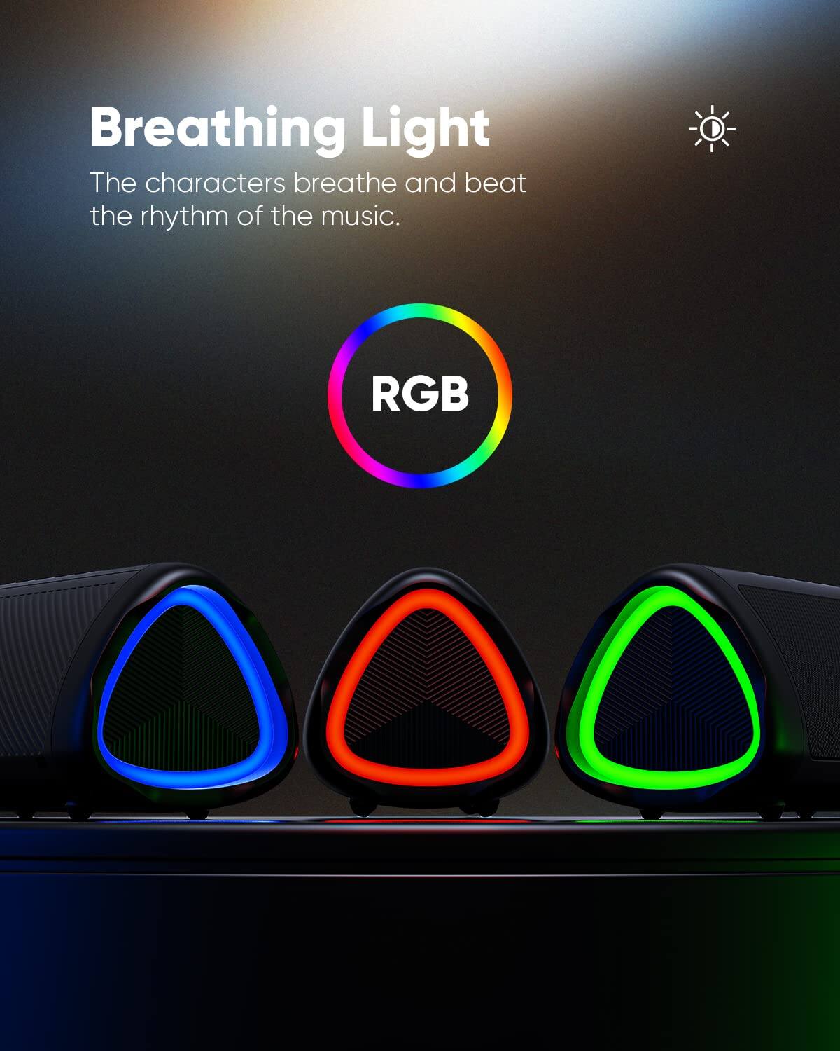 Breathing Light  
The characters breathe and beat the rhythm of the music.  

RGB