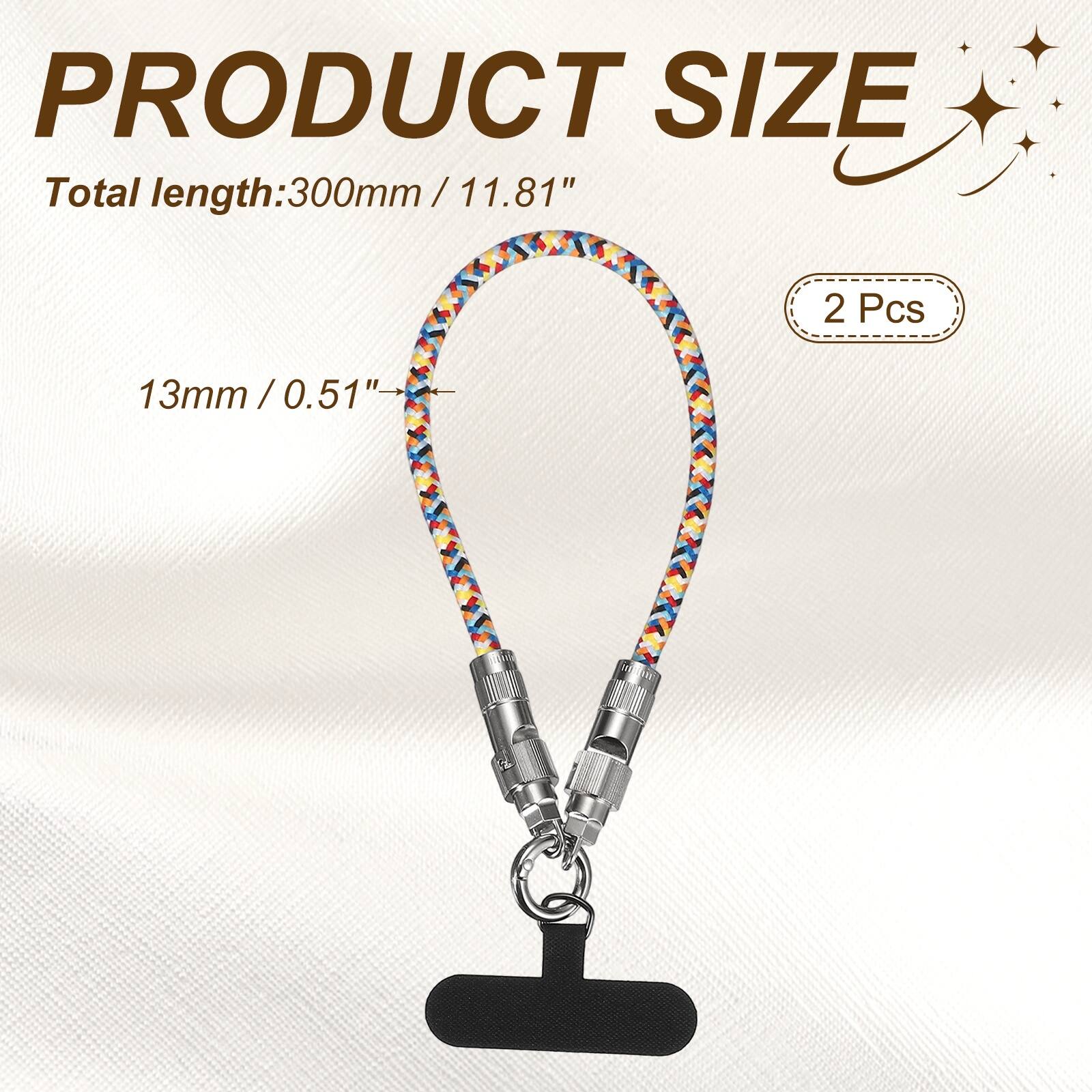 PRODUCT SIZE  
Total length: 300mm / 11.81"  
13mm / 0.51"  
2 Pcs