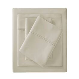 Gracie Mills - Reeve 1500 Thread Count 4-Piece Sheet Set - Ivory