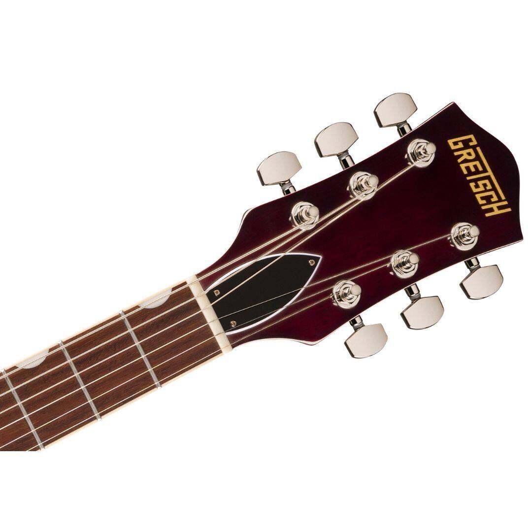 Angle. Gretsch - Gretsch Streamliner Jet Club Single-Cut Electric Guitar (Vintage White) Bundle.