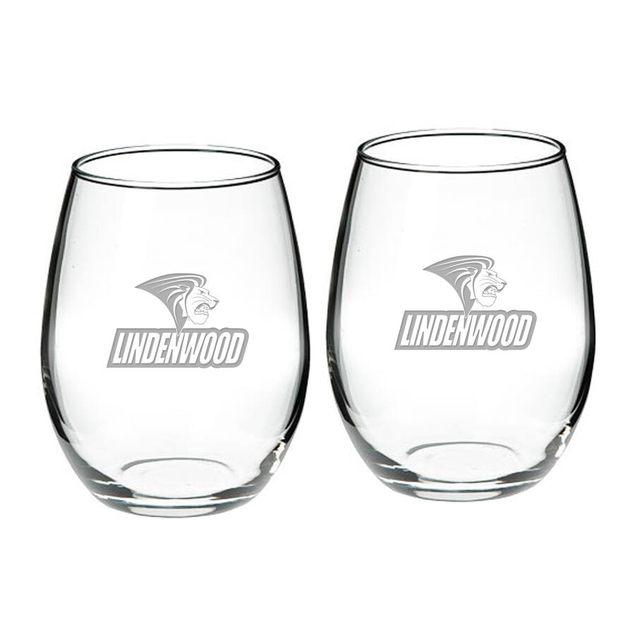 Jardine Lindenwood Lions Team Design Two Piece 21oz. Stemless Wine ...