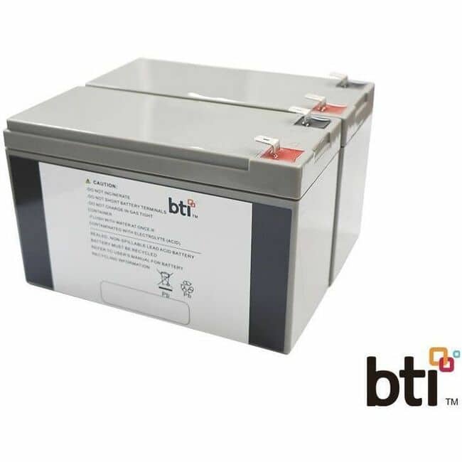 BTI Battery Tech - BTI RB1270X2C-BTI 12V 2-CELL LEAD ACID UPS BATTERY FOR CYBERPOWER RB1270X2C - Compatible OEM: RB1270X2C Model: - Unknown