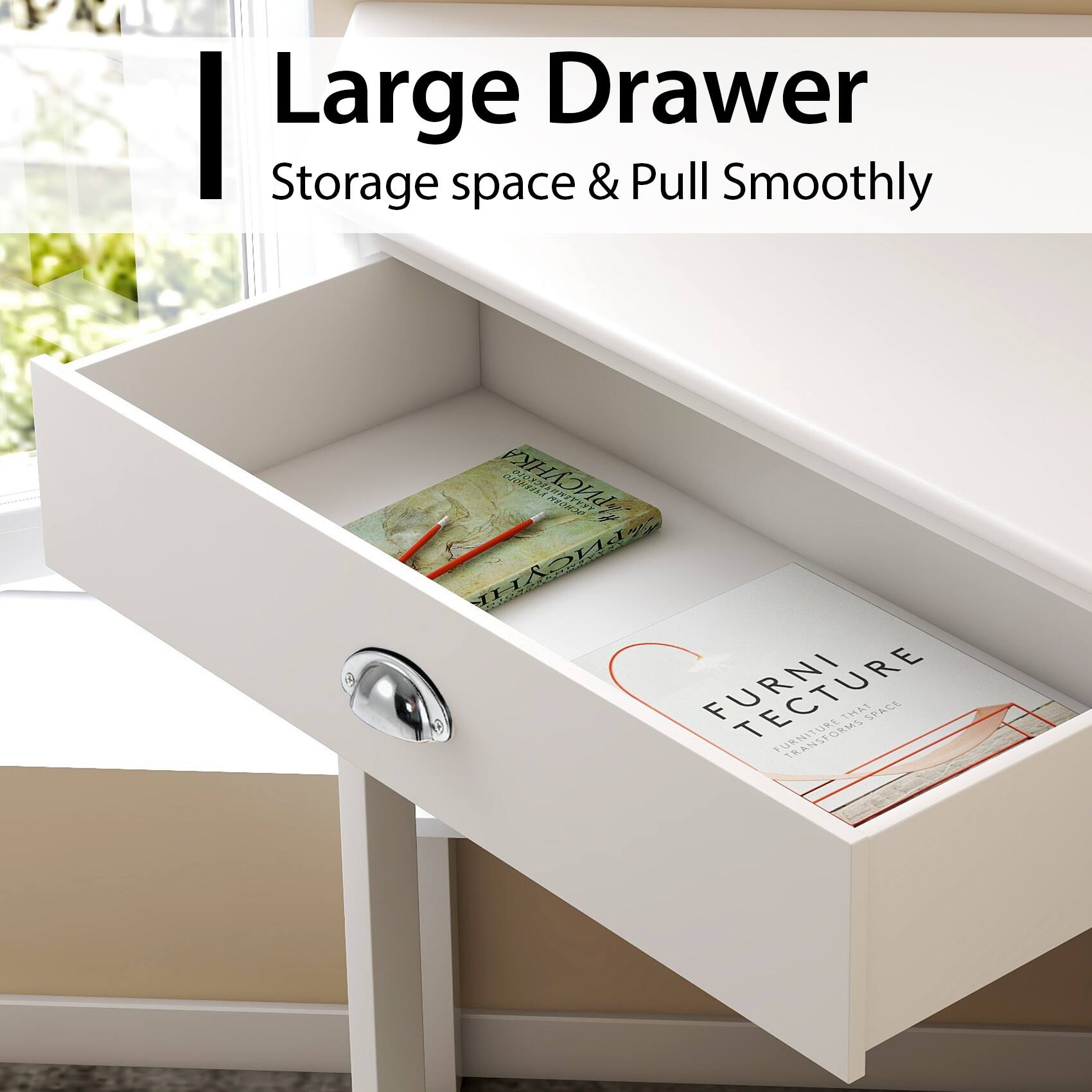 I Large Drawer Storage space & Pull Smoothly 1106295 1P32 mI ETTA 2a7 T 1 ENCAHY FURNI TECTURE TRANSFORMS SPACE FURNITURE TRANSFORMS