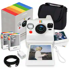Polaroid - Now Generation 3 i-Type Instant Camera ( More - Pebble White