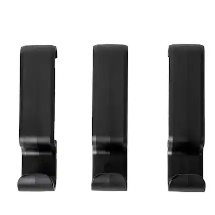 Angle. Traeger Grills - P.A.L. Pop-And-Lock™ Accessory Hook 3 Pack - Black.