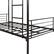 Alt View 9. Ecooso - Twin over Twin Bunk Bed, Metal Frame with Ladder - Black.