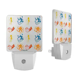 Keyscaper - Marvel Pattern 2 Night Light 2-Pack - Fantastic Four