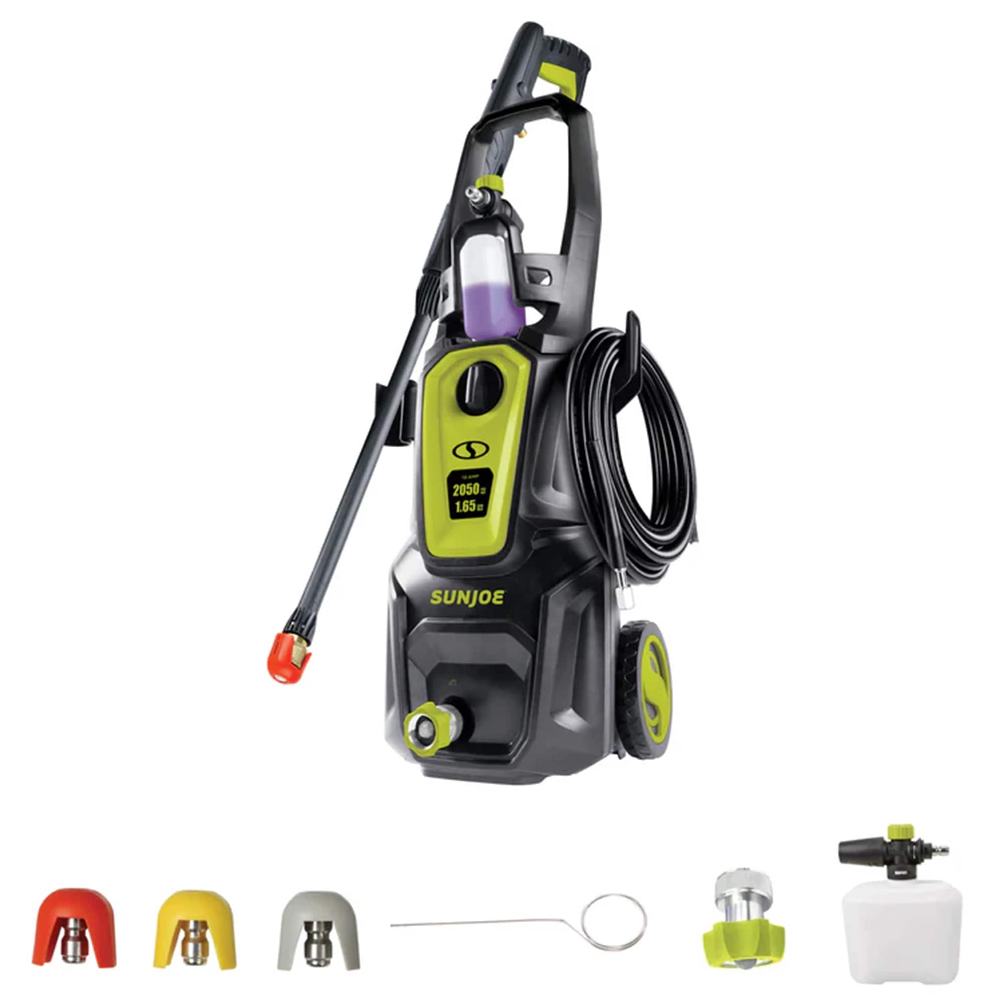 Sun Joe - Electric Pressure Washer w/ Extension Wand, SPX2680-MAX, PWMA Certified - Black