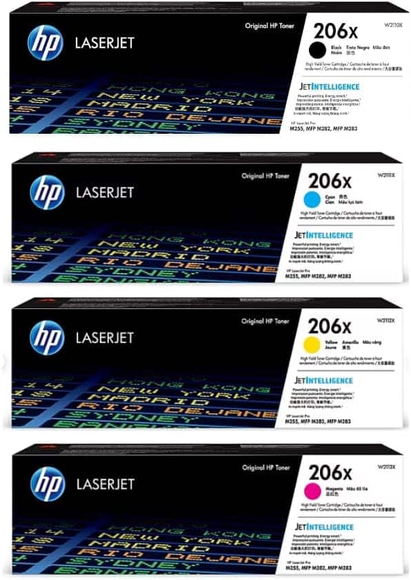 HP - 206X High-Yield Toner Cartridge - Black | Cyan | Magenta | Yellow
