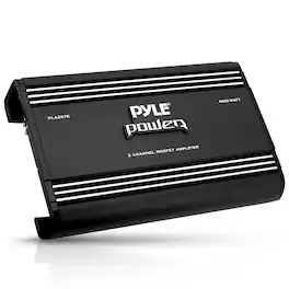 Pyle - PLA2678 2-Channel Car Stereo Amplifier 4000W, Bridgeable MOSFET, Bass Boost Control