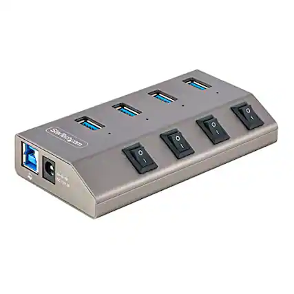 StarTech.com USB 2.0 7-Port Hub with Ethernet