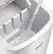 Left. Igloo - 26-Pound Automatic Portable Countertop Ice Maker Machine - White.