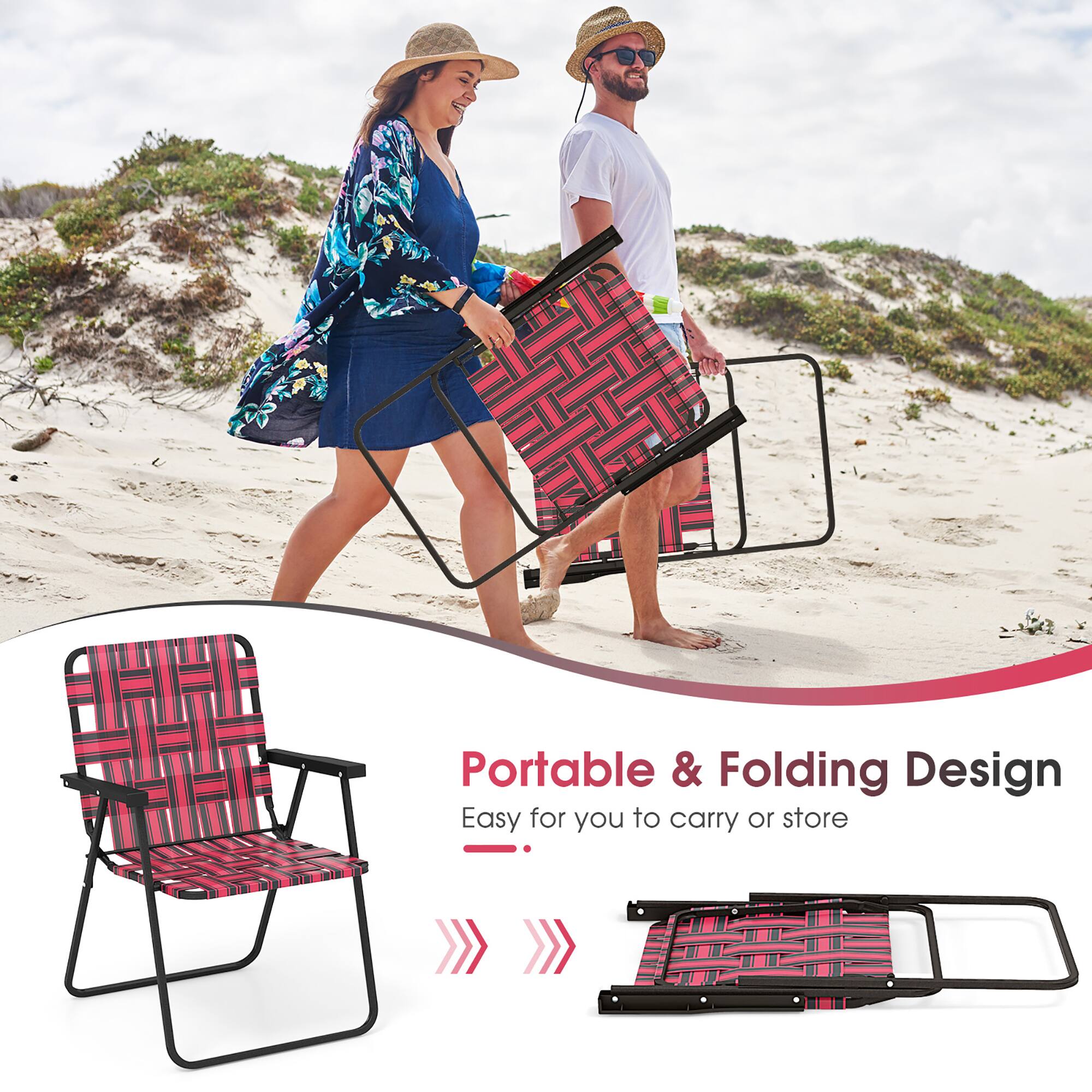 Portable & Folding Design  
Easy for you to carry or store