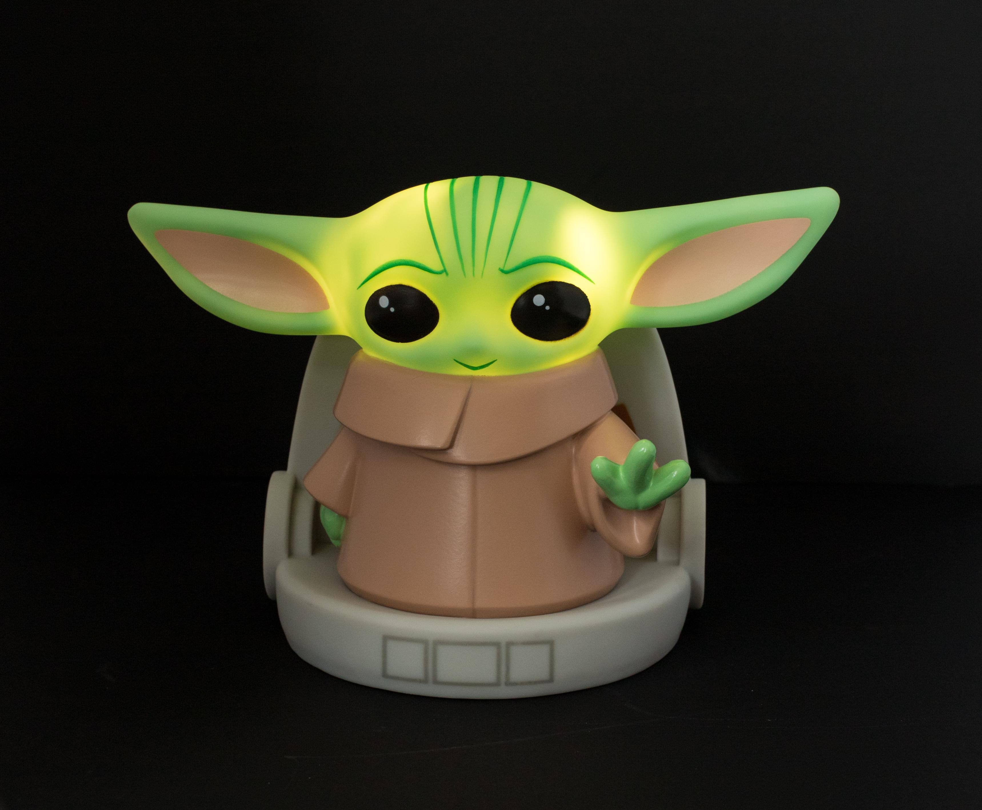 Alt View 1. Ukonic - Star Wars: The Mandalorian, The Child 6-Inch LED Mood Light Lamp - Green.