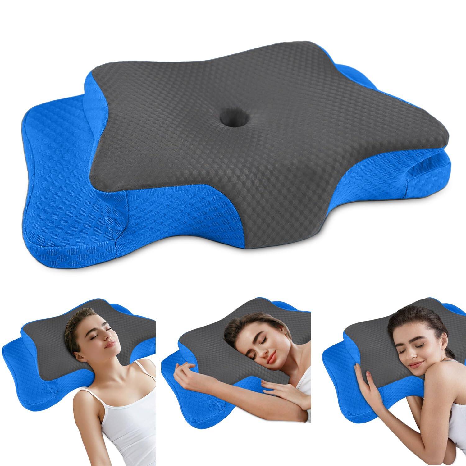 Blue&grey Queen Size-24.8''Lx14.96''Wx5.78''H