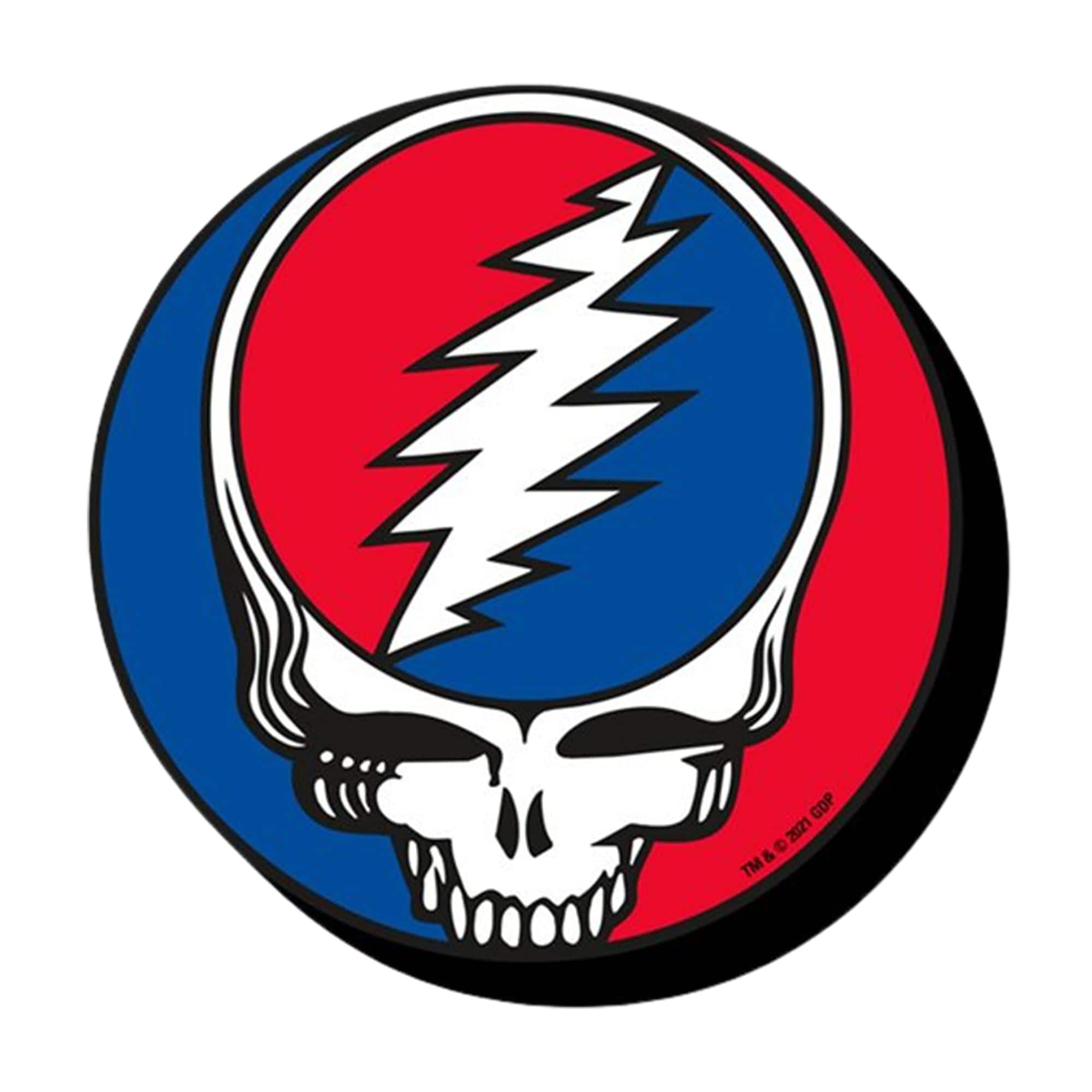 NMR Distribution - Grateful Dead Steal Your Face Funky Chunky Magnet - Multicolored