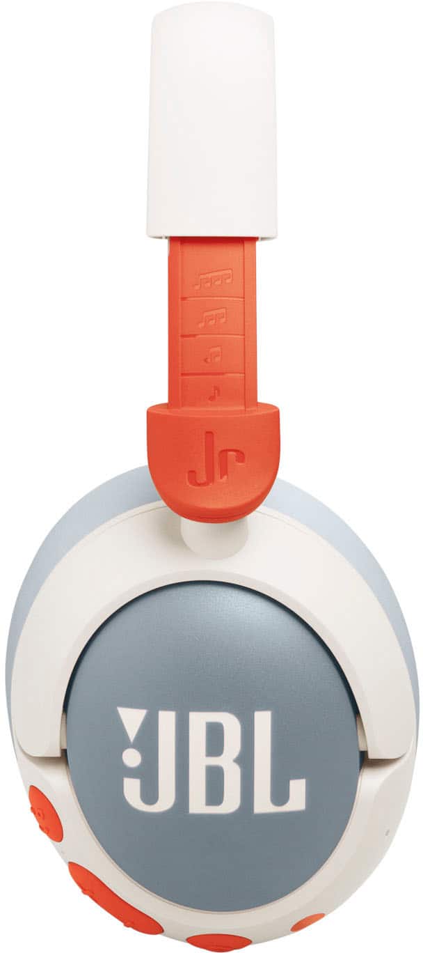 Alt View 1. JBL - Junior 470NC Wireless Noise Cancelling Kids Over-Ear Headphones - 2025 - White.