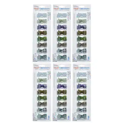 Small Containers
1.08 x 2.0 x 1.8 in (27 x 50 x 45 mm)
8 PC
Small Containers
1.08 x 2.0 x 1.8 in (27 x 50 x 45 mm)
8 PC
Small Containers
1.08 x 2.0 x 1.8 in (27 x 50 x 45 mm)
8 PC
Small Containers
1.08 x 2.0 x 1.8 in (27 x 50 x 45 mm)
8 PC
Small Containers
1.08 x 2.0 x 1.8 in (27 x 50 x 45 mm)
8 PC
Small Containers
1.08 x 2.0 x 1.8 in (27 x 50 x 45 mm)
8 PC