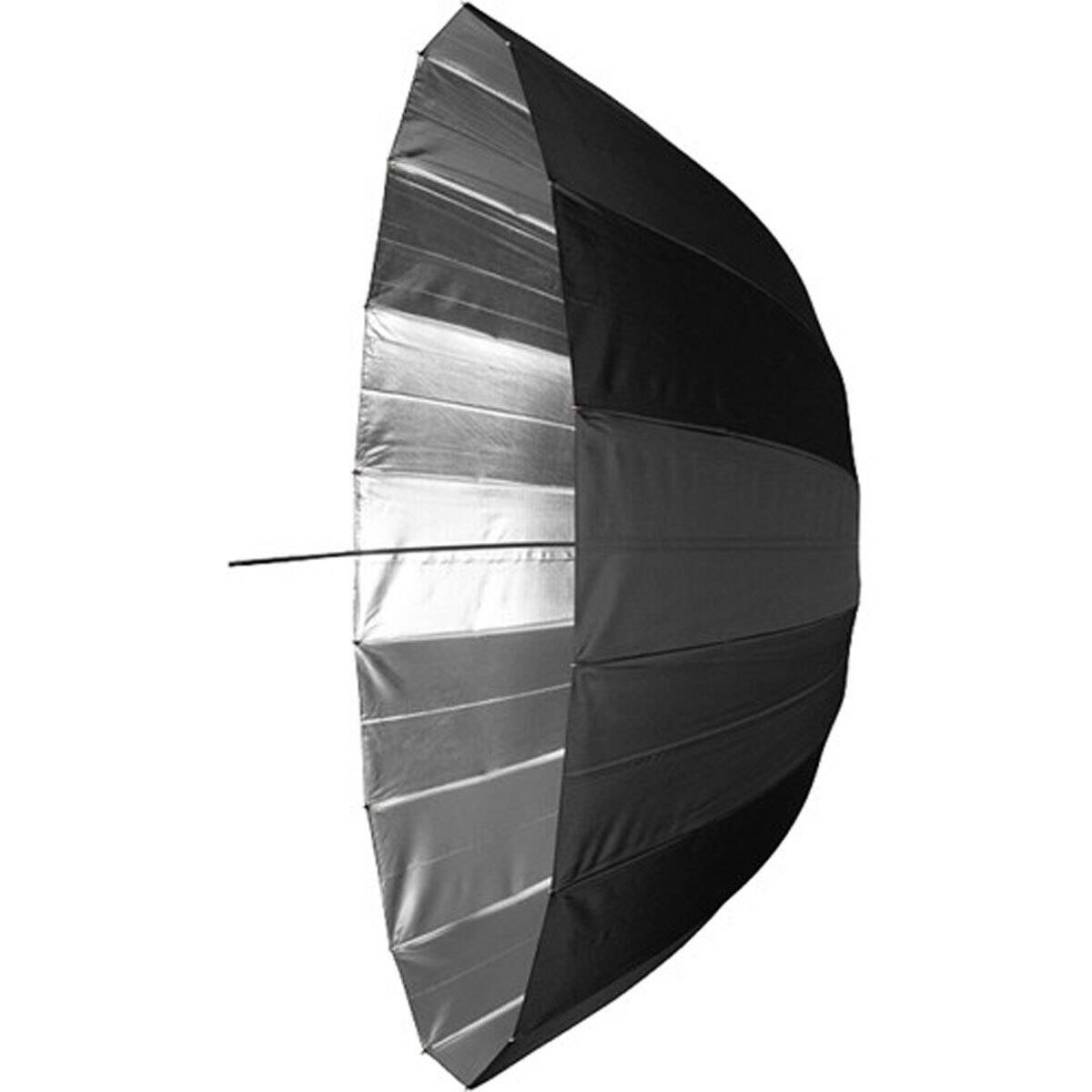 Alt View 3. Westcott - Westcott 53" Deep Umbrella with Silver Interior.