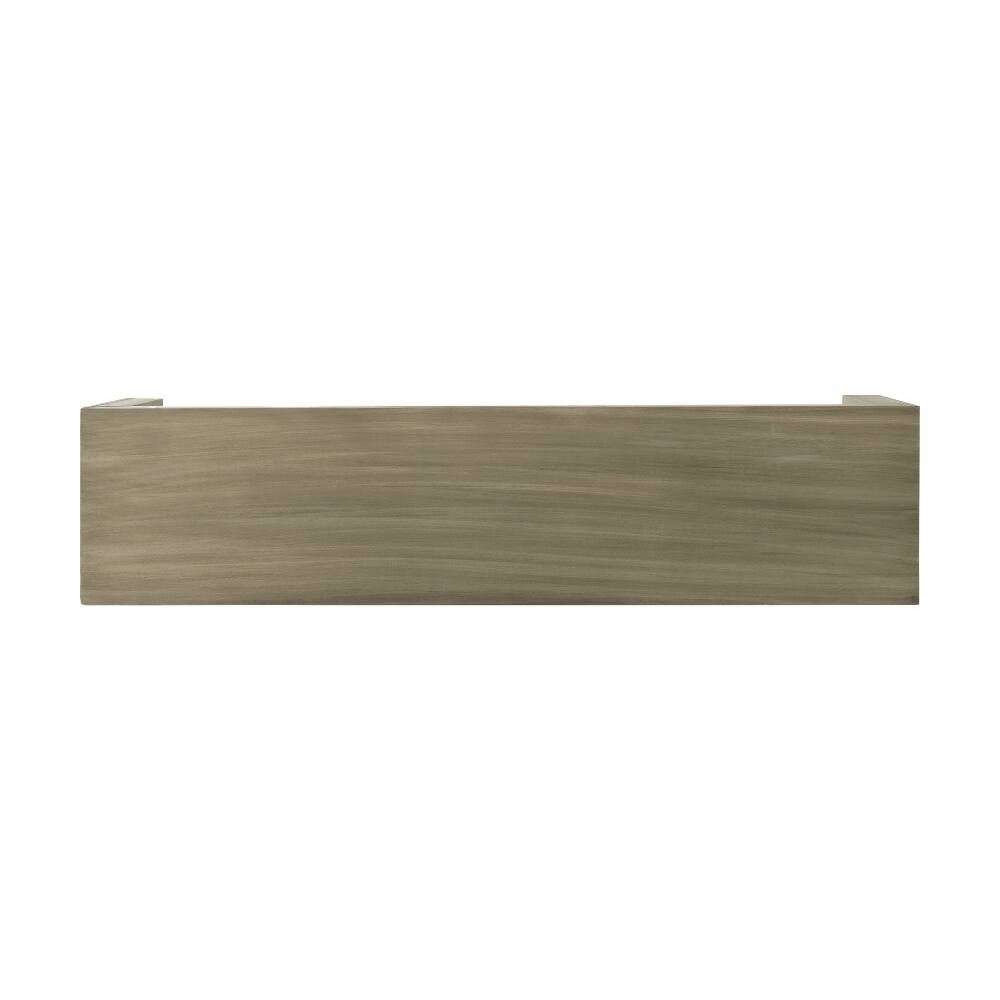 Back. Ropilly - Ropilly Acacia Wood Dining Bench Grey Taupe Farmhouse Rustic Indoor Entryway Seating - Grey and Taupe.