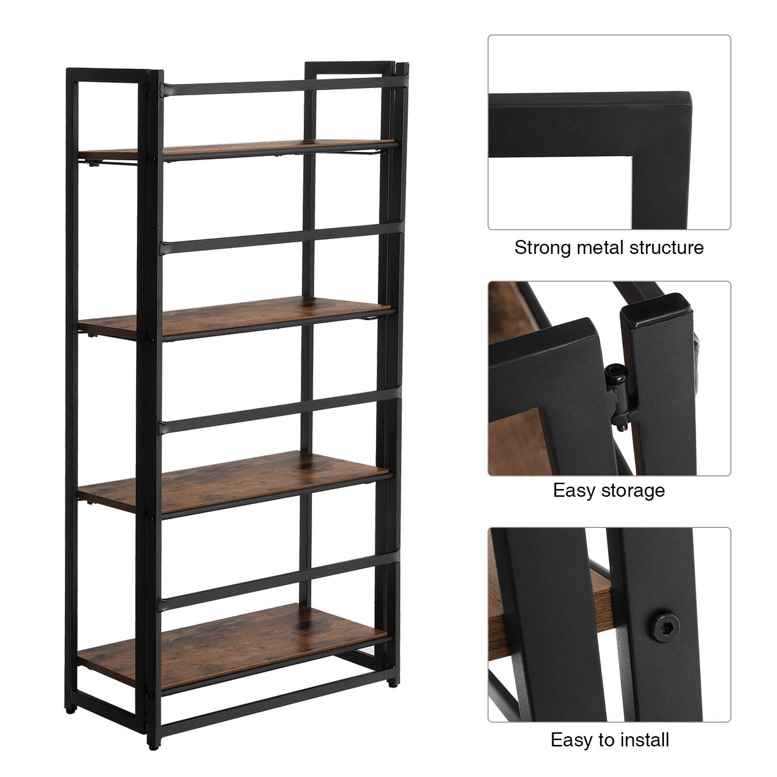 - Strong metal structure
- Easy storage
- Easy to install