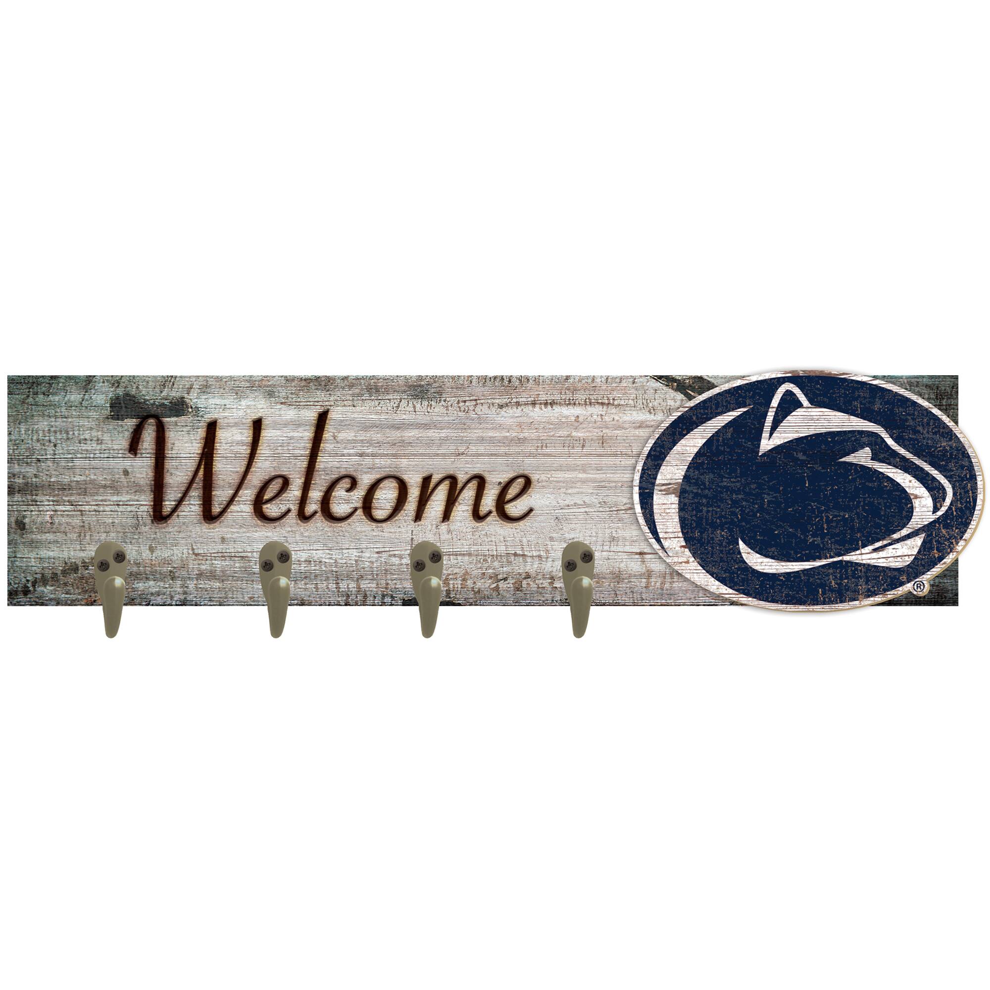 Penn State Nittany Lions 24" x 6" Mounted Coat Hanger
