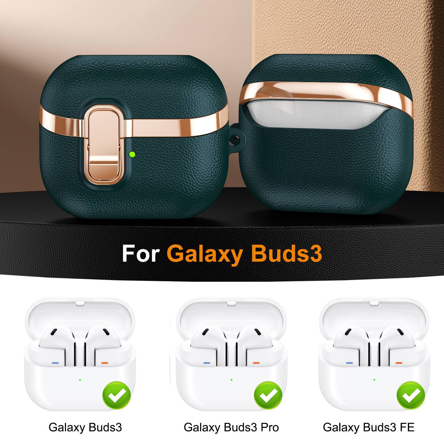 For Galaxy Buds3  
Galaxy Buds3  
Galaxy Buds3 Pro  
Galaxy Buds3 FE