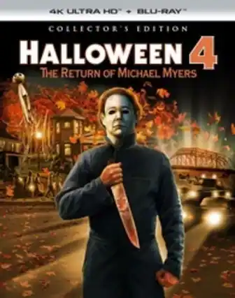 Front. Halloween 4: The Return of Michael Myers - 4K Blu-Ray.