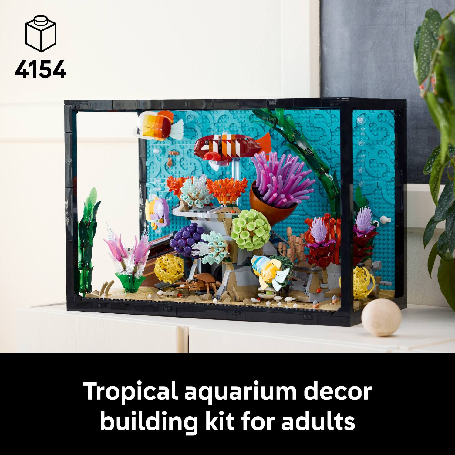 4154 BNE Tropical aquarium decor building kit for adults