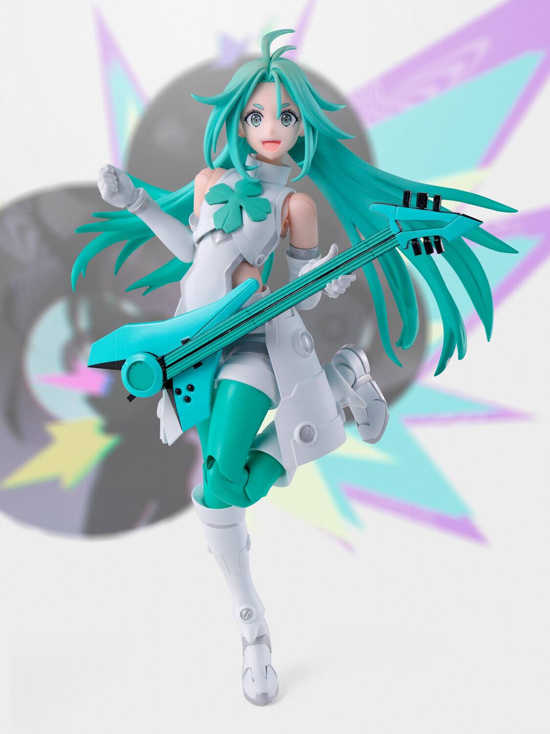 Alt View 3. PopMarket - Tamashii Nations - To Be Hero X - S.H.Figuarts - Lucky Cyan Action Figure   - COLLECTIBLES - Multicolor.