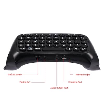 Dobe Wireless Controller Keyboard For PlayStation 4 / Slim / Pro Dobe Wireless Controller Keyboard For PlayStation 4 / Slim / Pro