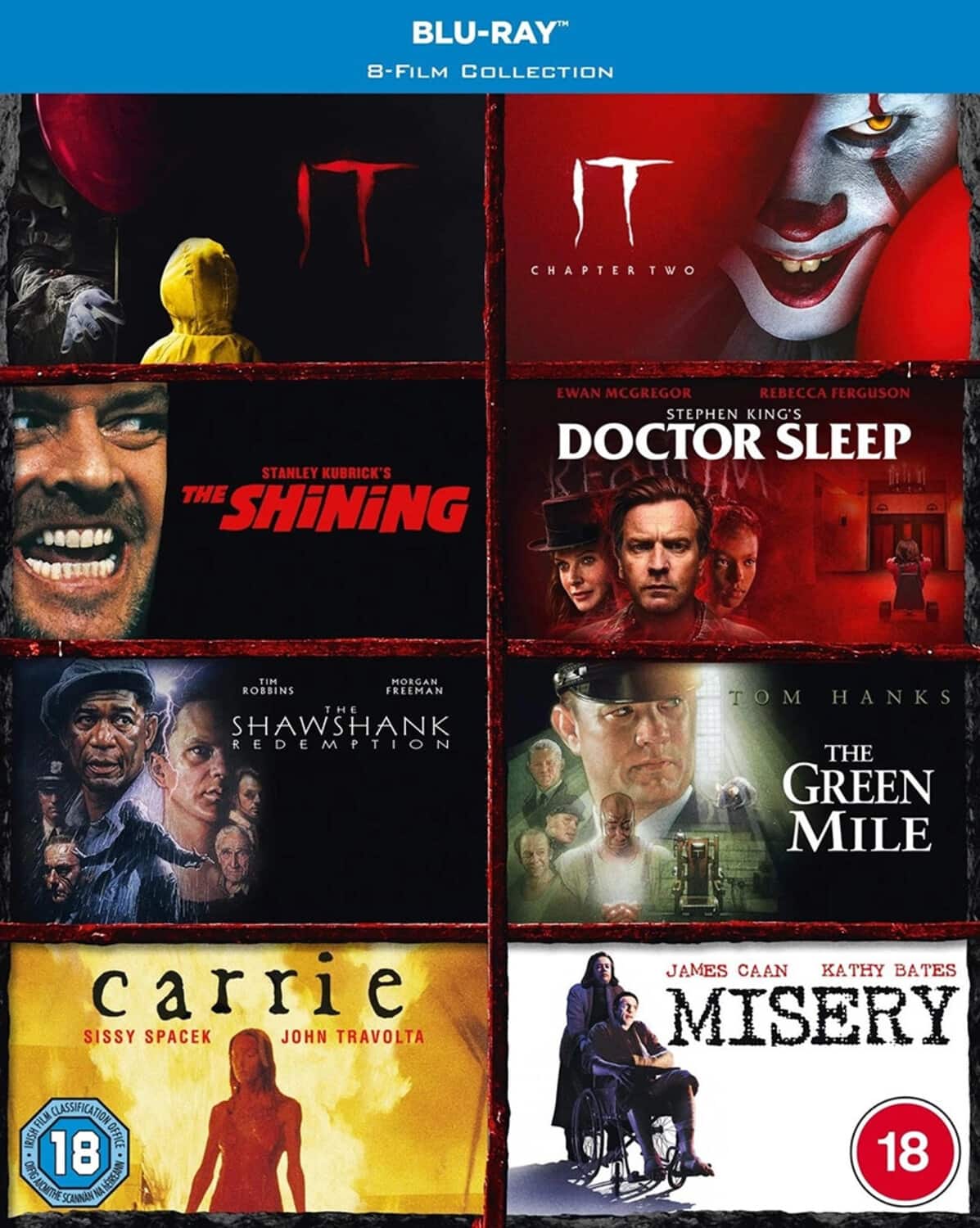 Stephen King 8-Film Collection   - BLU-RAY