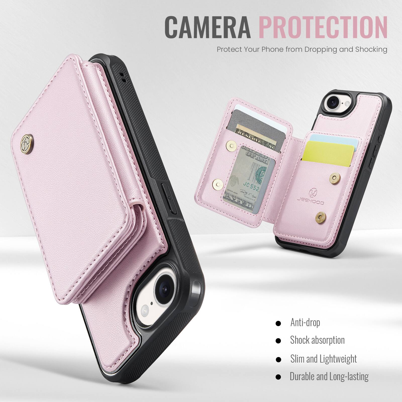 CAMERA PROTECTION  
Protect Your Phone from Dropping and Shocking  

Anti-drop  
Shock absorption  
Slim and Lightweight  
Durable and Long-lasting