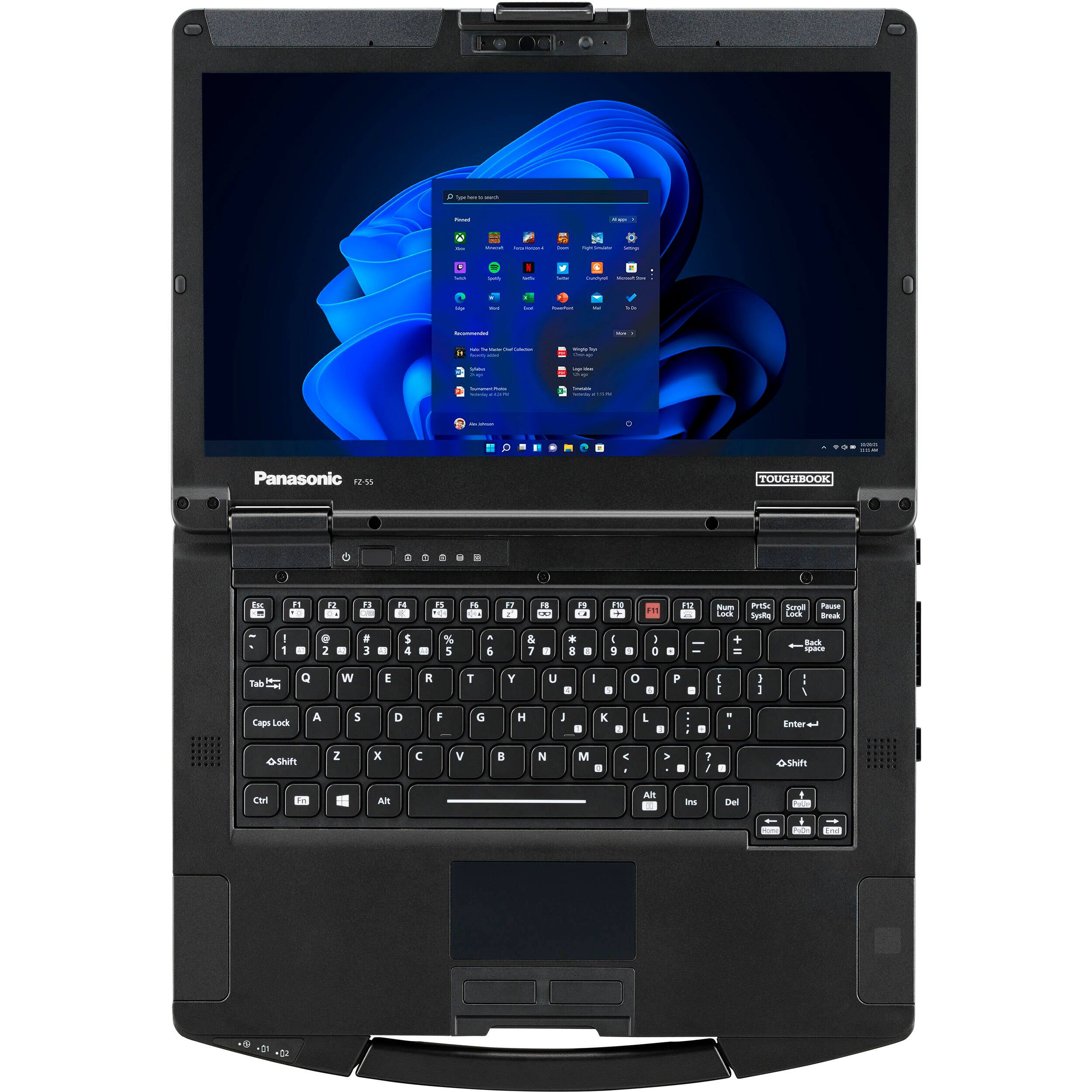 Panasonic TOUGHBOOK FZ-55

Profic Syrata Service

Pause 1 2 3 4 5 6 7 8 9 0

Tab If a W E R T Y u I o P

Caps Lock A S D F G H J K L

Shift Z X C V B N M

Ctrl Alt