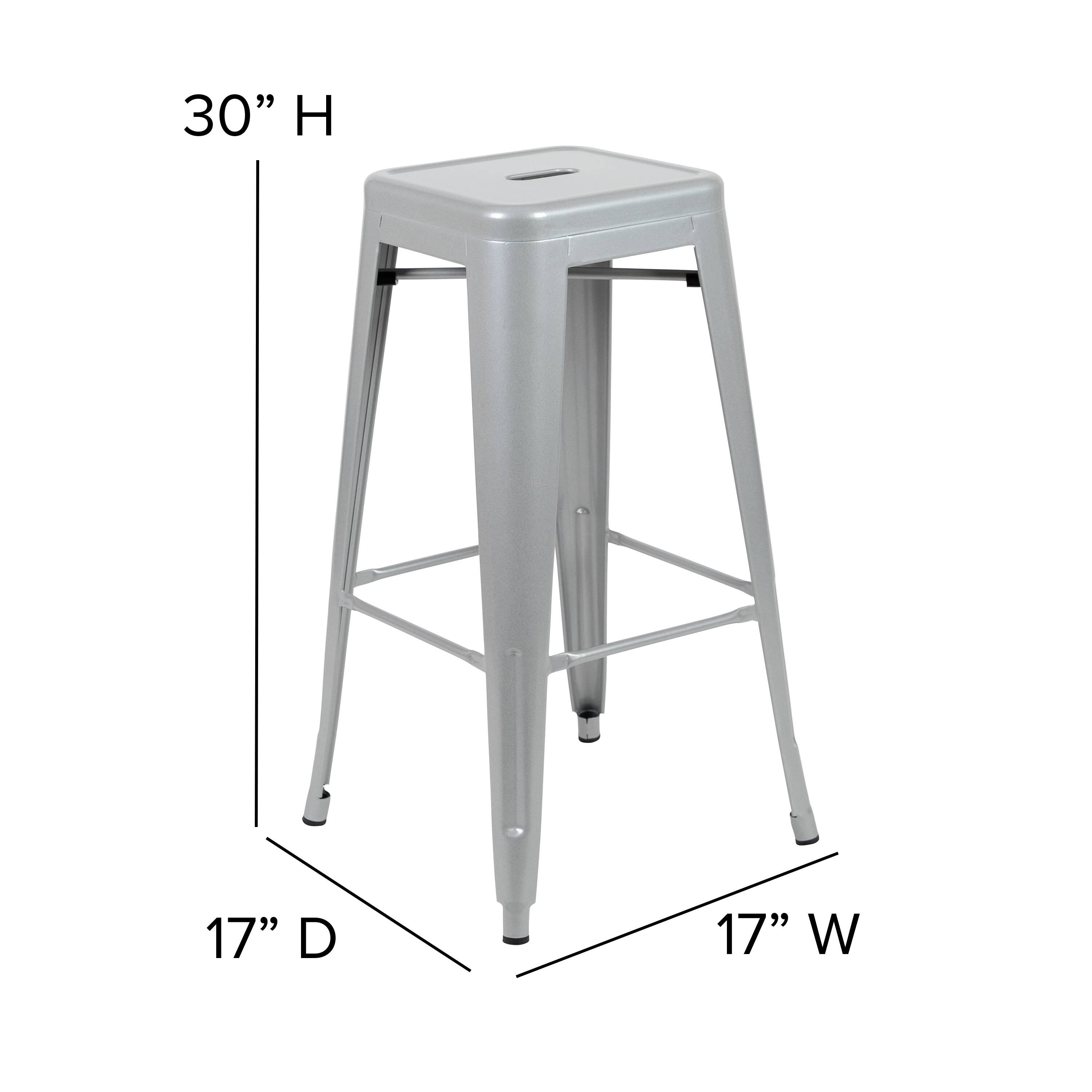 30" H 17" D 17" W