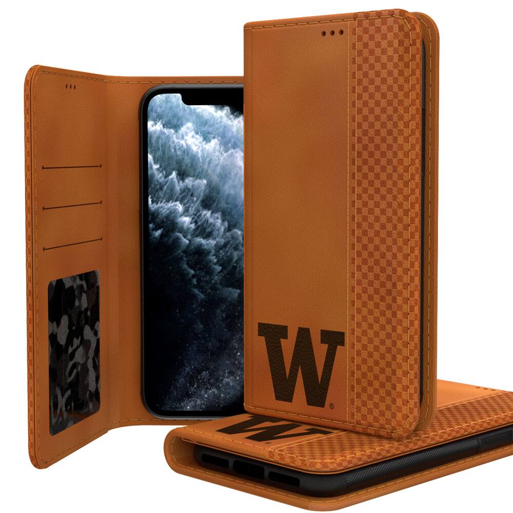 Alt View 1. Keyscaper - Washington Huskies iPhone Folio Case - X/Xs - Multicolor.