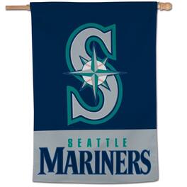 WinCraft - Seattle Mariners 28" x 40" Applique Vertical Banner - Multicolor