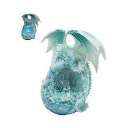 FC Design - 9"H LED Dragon Figurine Statue Office/Computer Desk Tabletop Medieval Gaming Home Decor Gift - Multi-Color