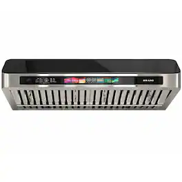 Brano - 30 inches - Externally Vented - Under cabinet Range Hood - Silver