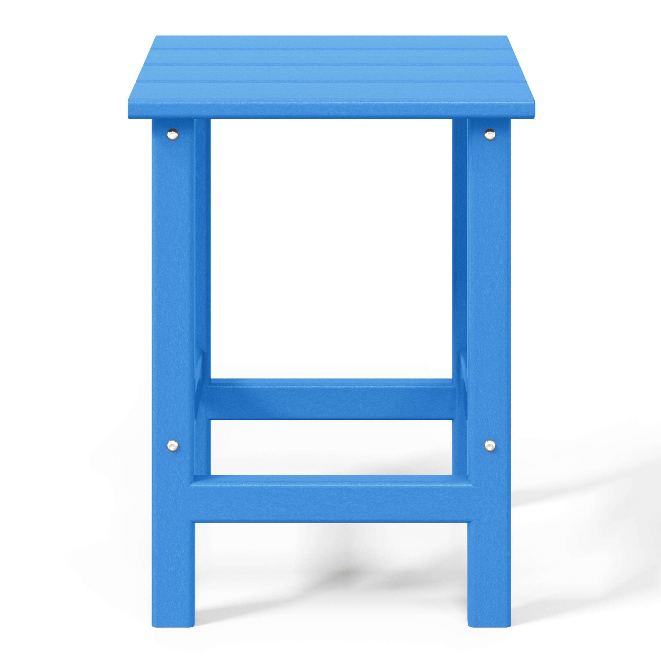 Back. WestinTrends - WestinTrends Malibu 14" square outdoor Side table for Adirondack chair - Pacific Blue.