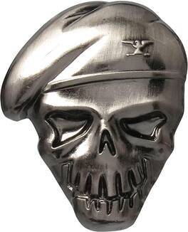 Monogram - DC Comics Suicide Squad Pewter Lapel Pin | Rick Flag - Silver