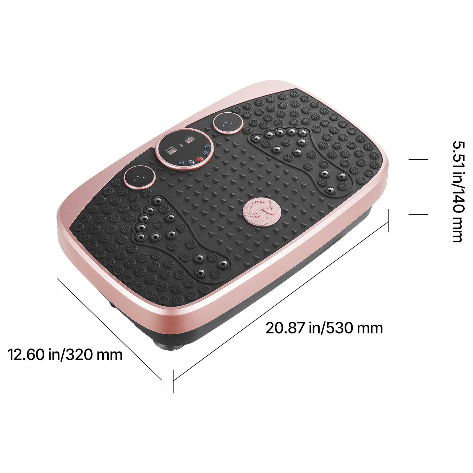 5.51 in/140 mm  
12.60 in/320 mm  
20.87 in/530 mm