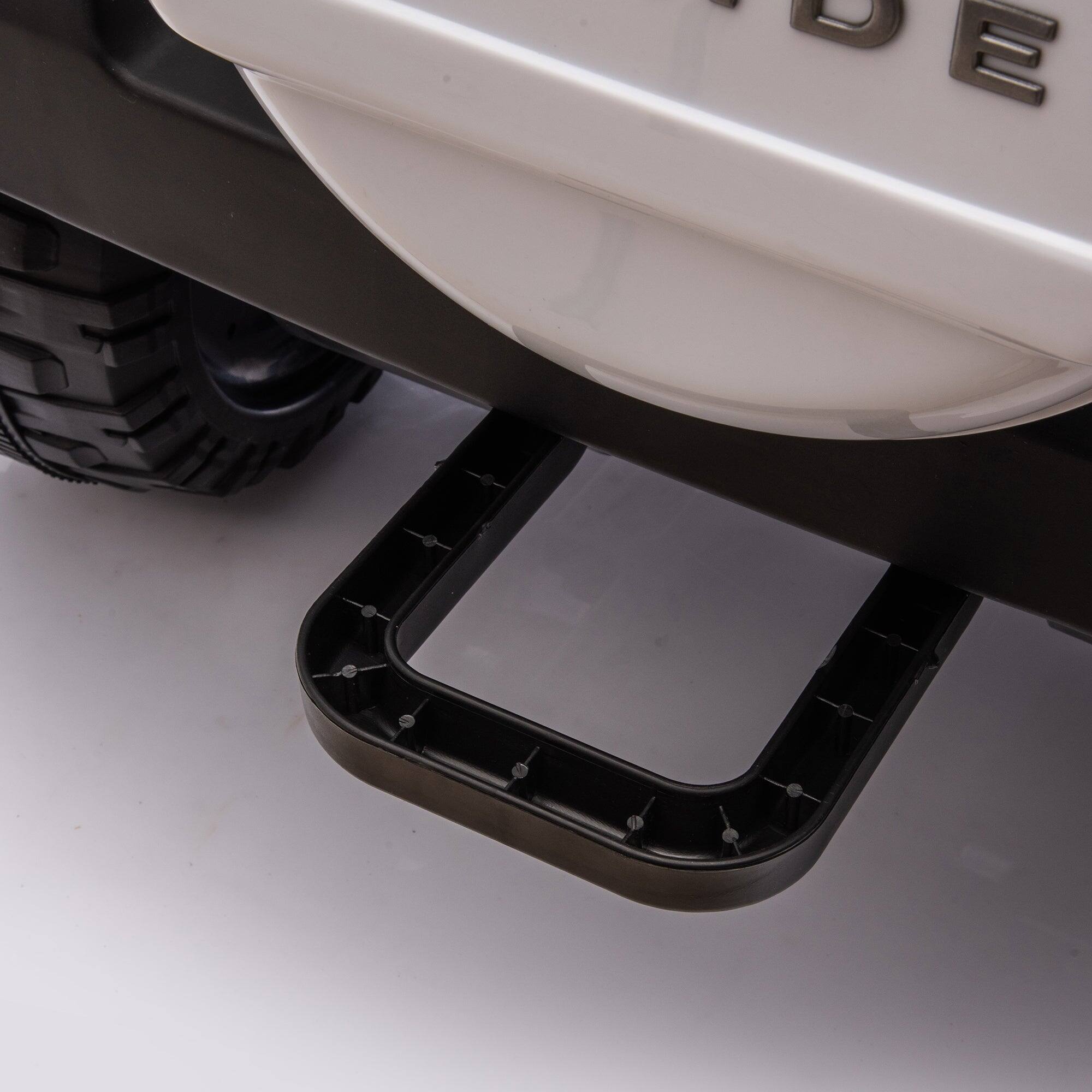 Alt View 10. BreeBe - Licensed Land Rover Defender Volta 5008 24V Kids Ride-On Car 2WD, Parents Control, Bluetooth, Music, LED Lights - White.