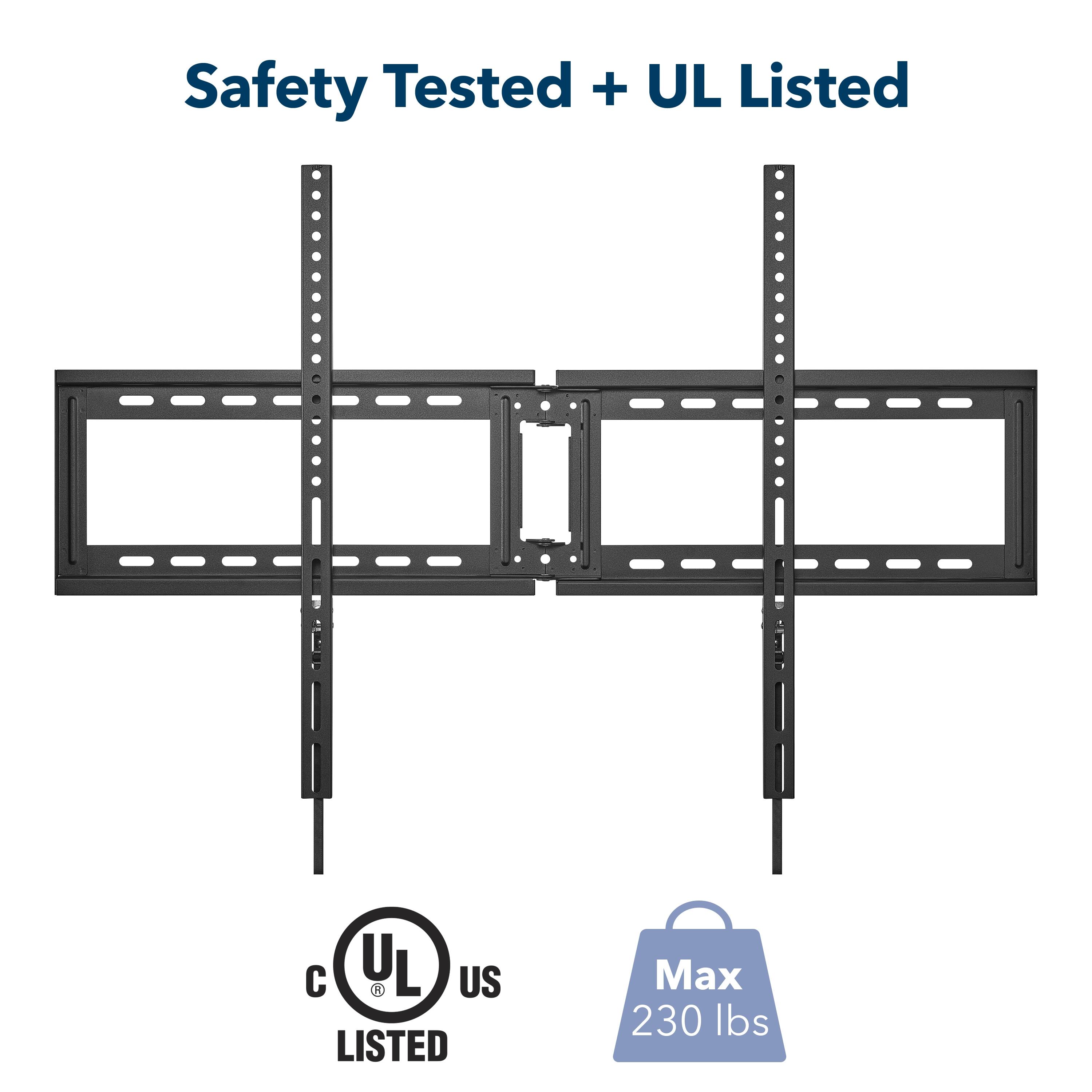 Safety Tested + UL Listed  
UL US LISTED  
Max 230 lbs