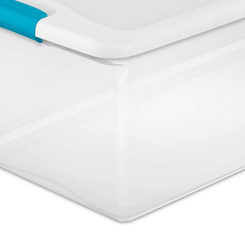 Alt View 4. Sterilite - Sterilite 106 Quart Latch Lid Tote, 4 Pack, and 66 Quart Latch Lid Tote, 6 Pack.