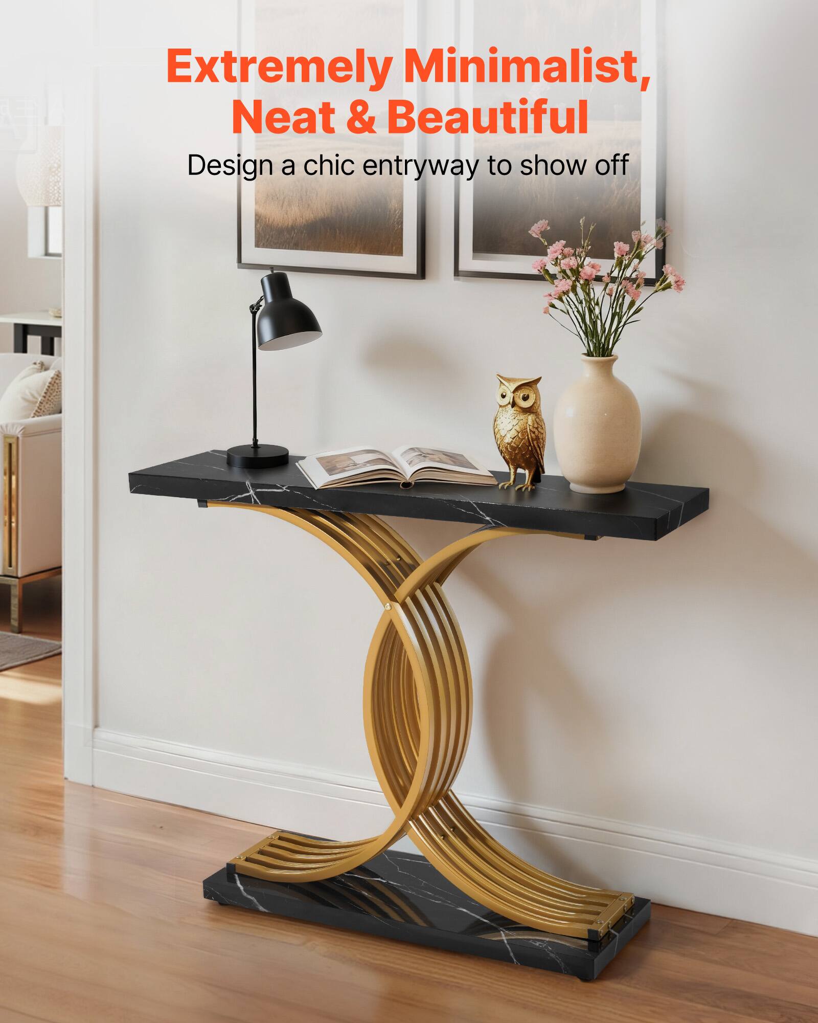 Extremely Minimalist, Neat & Beautiful  
Design a chic entryway to show off